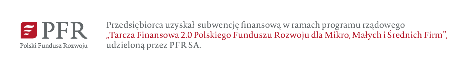 tarcza finansowa PFR w ramach przeciwdziałania pandemi COVID